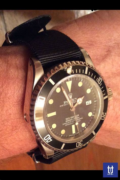 cinturino pelle rolex submariner